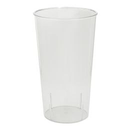 12 pieces of Plastic Cylinder Vase 15" - Clear