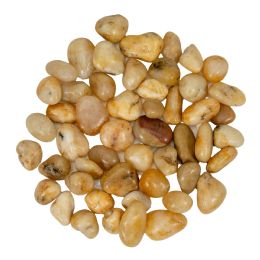 30 pieces River Rocks 1kg/bag - Amber - Garden Decor