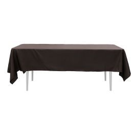 24 pieces Value Rectangle Polyester Table Cover 60" X 102" - Brown - Table Cloth