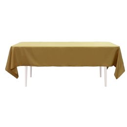 24 pieces Value Rectangle Polyester Table Cover 60" X 102" - Gold - Table Cloth