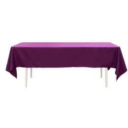 24 pieces Value Rectangle Polyester Table Cover 60" X 102" - Magenta - Table Cloth