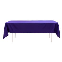 24 pieces Value Rectangle Polyester Table Cover 60" X 102" - Purple - Table Cloth