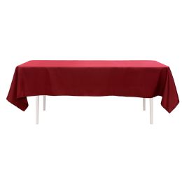24 pieces Value Rectangle Polyester Table Cover 60" X 102" - Red - Table Cloth