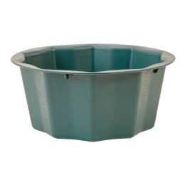 120 pieces Plastic Floral Container 6½" - Dark Green - Garden Planters and Pots