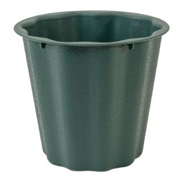 36 pieces Plastic Floral Container 6" - Dark Green - Garden Planters and Pots