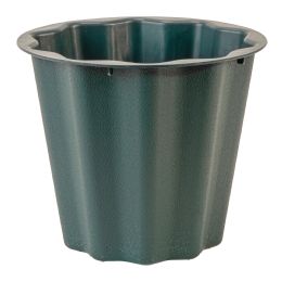36 pieces Plastic Floral Container 7" - Dark Green - Garden Planters and Pots