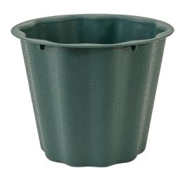 36 pieces Plastic Floral Container 8" - Dark Green - Garden Planters and Pots