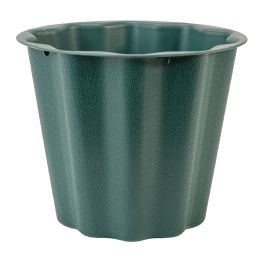 24 pieces Plastic Floral Container 9" - Dark Green - Garden Planters and Pots