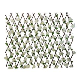 8 pieces Expandable Hydrangea Flower Fence 8 ft - Garden Decor
