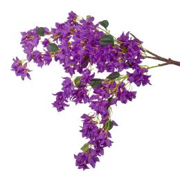 10 Wholesale Interchangeable Bougainvillea Flower Branch For Event Tree - Purple