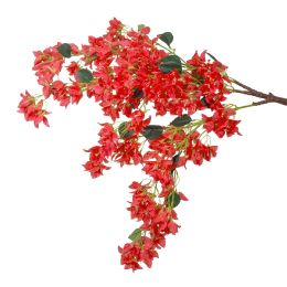 10 Wholesale Interchangeable Bougainvillea Flower Branch For Event Tree - Red