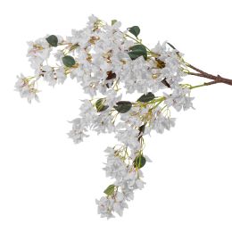 10 Wholesale Interchangeable Bougainvillea Flower Branch For Event Tree - White