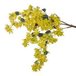 10 Wholesale Interchangeable Bougainvillea Flower Branch For Event Tree - Yellow