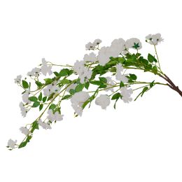 10 Wholesale Interchangeable Rose & Cherry Blossom Branch For Event Tree - White