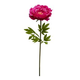 6 Wholesale Jumbo Peony 49" - Fuchsia
