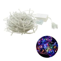 24 pieces 100 Led Clear Wire String Light With Connector - Multicolor - LED Party Supplies