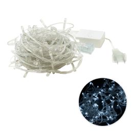 24 pieces 100 Led Clear Wire String Light With Connector - White - LED Party Supplies