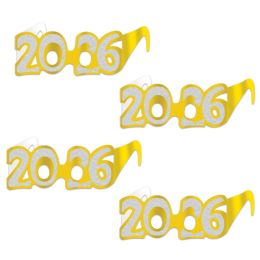 288 of Pkgd  2026  Glittered Foil Eyeglasses