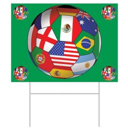 72 of Plastic Yard Sign - International
