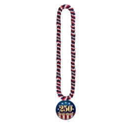 72 of SofT-Twst Poly Leis W/semiquin Medallion