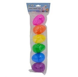 48 Pieces 6PC EASTER EGGS LARGE BRIGHT - Easter