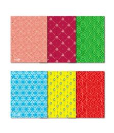 72 Pieces of 2-Pocket Paper Folder Assorted With 3 Holes