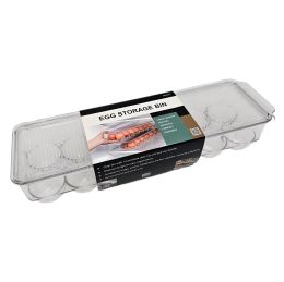 12 Pieces Egg Storage Bin With Lid And Handle - Storage & Organization