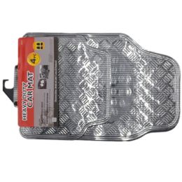6 Pieces Aluminum Carmat 4 Pcs Set Charcoal - Auto Accessories