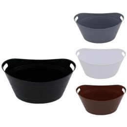 12 Pieces Storage Basket -- Oval With Handles 47x33x23cm - Storage & Organization