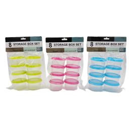 48 Pieces Storage Box 8 Pc Rd Set - Food Storage Containers