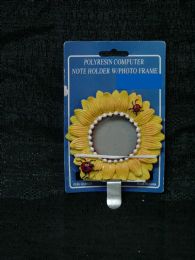 96 Pieces Poly Monitor Note Holder W/ Frame Asst Design - Stationary