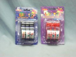 144 Pieces 3 Rolls Of Laser Tape - Stationary