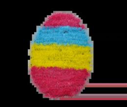 24 Pieces 12" X 8.5" Tinsel Easter Egg Decoration - Easter