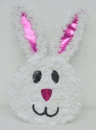 36 Pieces 11" Rabbit Tinsel Easter Decoration - Easter