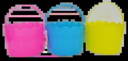48 Pieces Easter Plastic Bucket - Easter