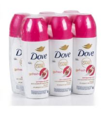 48 Pieces Dove RolL-On Deodorant 50ml - Pomegranate & Lemon Verbena Scent - Deodorant