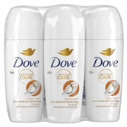 48 Pieces Dove RolL-On Deodorant 50ml - Coconut Scent - Deodorant