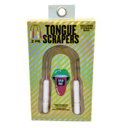 30 pieces of Sayah 2-count Orange Stainless Steel Tongue Scraper