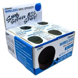 8 pieces Wireless Mini Bluetooth Speaker In Pdq Display - Speakers and Microphones