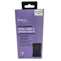 3 pieces of Home By Rite Aid 10000mah Solar UsB-C Power Bank