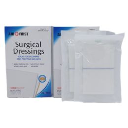 12 Pieces Surgical Dressing Gauze Pad 5in X 9in 2 Pc Pack - Bandages and Support Wraps