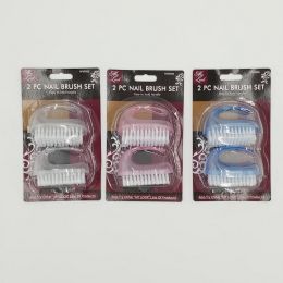 24 Pieces 2pc Nail Brush Set - Manicure and Pedicure Items