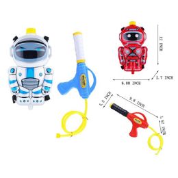 24 Pieces 12"x7"x3" Space Warrior Bagpack Water Gun - Water Guns
