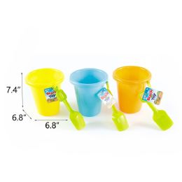 96 Pieces 7.4" 2pc Beach Bucket Set - Beach Toys