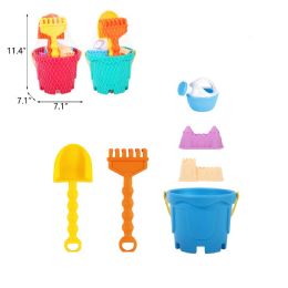 24 Pieces 11.4" 6pc Beach Bucket Set - Beach Toys