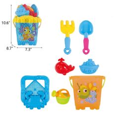 18 Pieces 10.6" 7pc Beach Bucket Set - Beach Toys