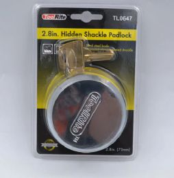 12 Wholesale 2.8" Hidden Shackle Steel Lock