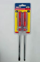 36 of 2pc 6" CrosS-Head Screwdriver & Flat Blade Screwdriver