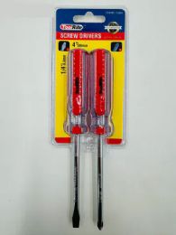 36 of 2pc 4" CrosS-Head Screwdriver & Flat Blade Screwdriver