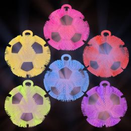 36 Wholesale 6" LighT-Up Soccer Puffer Ball